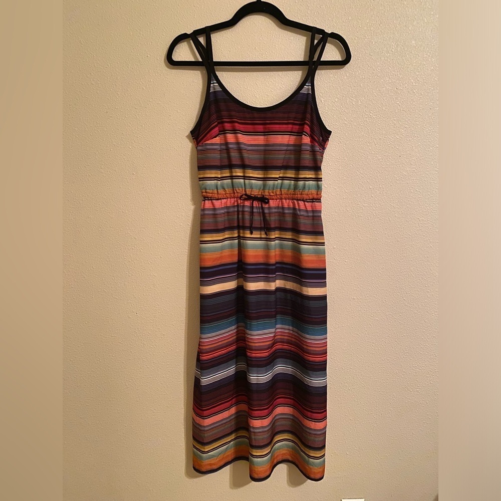 Athleta Dress Women’s Size XS Havana Striped Midi Sun Dress